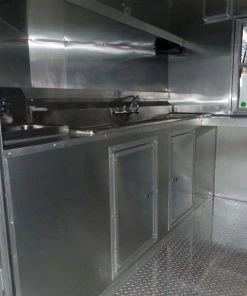 8.5' x 16' White Concession Food Trailer With Appliances -Cheap Concession Trailers Shop sam 0620