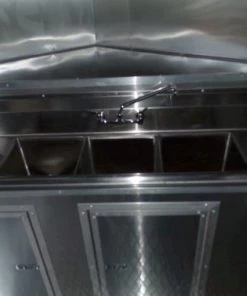 8.5' x 16' White Concession Food Trailer With Appliances -Cheap Concession Trailers Shop sam 0625