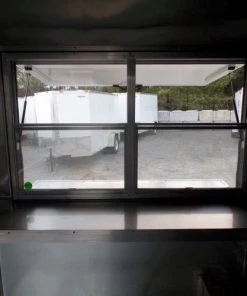 8.5' x 16' White Concession Food Trailer With Appliances -Cheap Concession Trailers Shop sam 0629