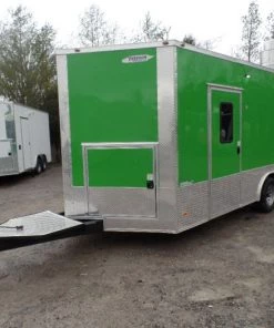 8.5' x 18' Lime Green Mexican Concession Food Trailer -Cheap Concession Trailers Shop sam 0677 2