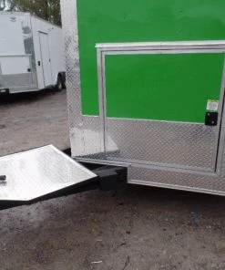 8.5' x 18' Lime Green Mexican Concession Food Trailer -Cheap Concession Trailers Shop sam 0680 2