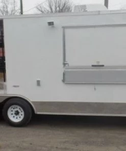 8.5' x 22' Concession Trailer White BBQ Vending 38 8.5' x 22' Concession Trailer White BBQ Vending -Cheap Concession Trailers Shop sam 0690