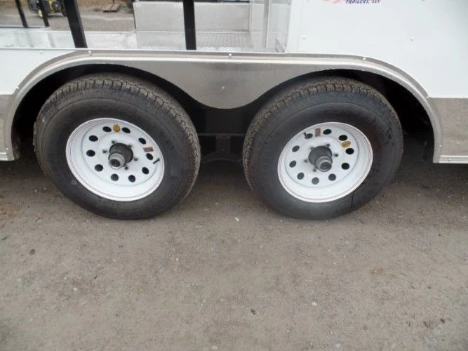 8.5' x 22' Concession Trailer White BBQ Vending 8 8.5' x 22' Concession Trailer White BBQ Vending - Image 8