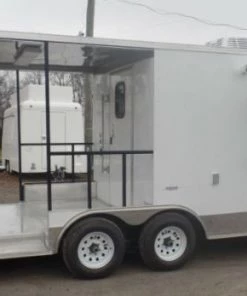 8.5' x 22' Concession Trailer White BBQ Vending 39 8.5' x 22' Concession Trailer White BBQ Vending -Cheap Concession Trailers Shop sam 0694