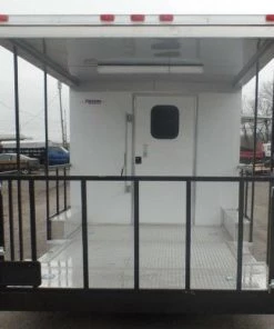 8.5' x 22' Concession Trailer White BBQ Vending 54 8.5' x 22' Concession Trailer White BBQ Vending -Cheap Concession Trailers Shop sam 0695
