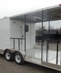 8.5' x 22' Concession Trailer White BBQ Vending 30 8.5' x 22' Concession Trailer White BBQ Vending -Cheap Concession Trailers Shop sam 0696
