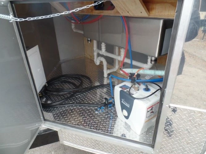 8.5' x 22' Concession Trailer White BBQ Vending 9 8.5' x 22' Concession Trailer White BBQ Vending - Image 9