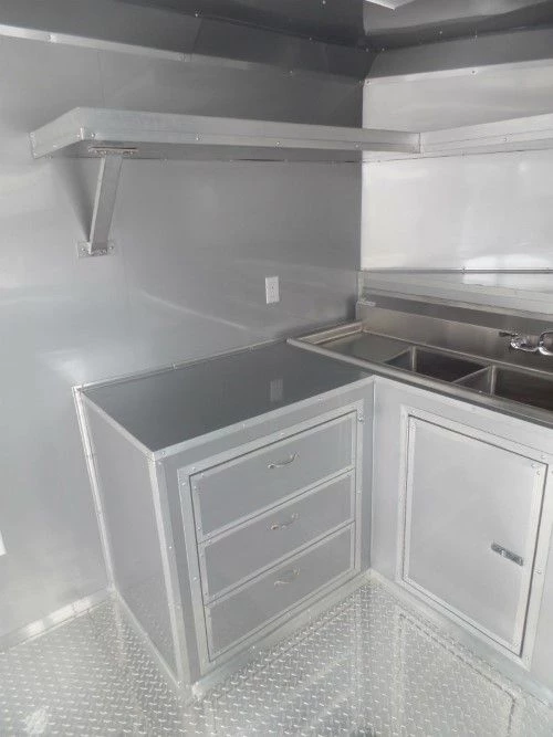 8.5' x 22' Concession Trailer White BBQ Vending 20 8.5' x 22' Concession Trailer White BBQ Vending - Image 20