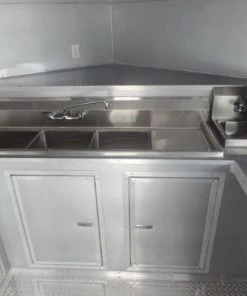 8.5' x 22' Concession Trailer White BBQ Vending 42 8.5' x 22' Concession Trailer White BBQ Vending -Cheap Concession Trailers Shop sam 0708