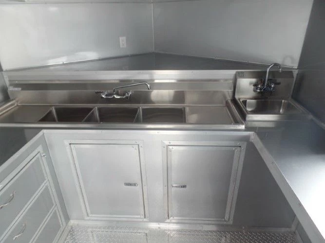 8.5' x 22' Concession Trailer White BBQ Vending 15 8.5' x 22' Concession Trailer White BBQ Vending - Image 15