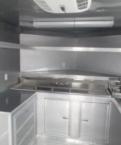 8.5' x 22' Concession Trailer White BBQ Vending 37 8.5' x 22' Concession Trailer White BBQ Vending -Cheap Concession Trailers Shop sam 0709