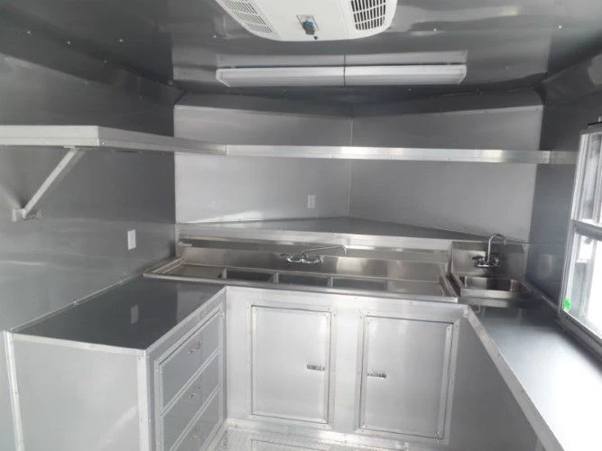 8.5' x 22' Concession Trailer White BBQ Vending 10 8.5' x 22' Concession Trailer White BBQ Vending - Image 10