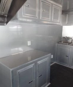 8.5' x 28' Concession Food Trailer Black Event Catering -Cheap Concession Trailers Shop sam 0770