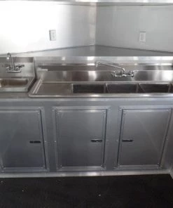 8.5' x 28' Concession Food Trailer Black Event Catering -Cheap Concession Trailers Shop sam 0772