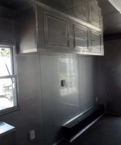 8.5' x 28' Concession Food Trailer Black Event Catering -Cheap Concession Trailers Shop sam 0777