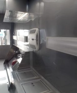 8.5' x 28' Concession Food Trailer Black Event Catering -Cheap Concession Trailers Shop sam 0779