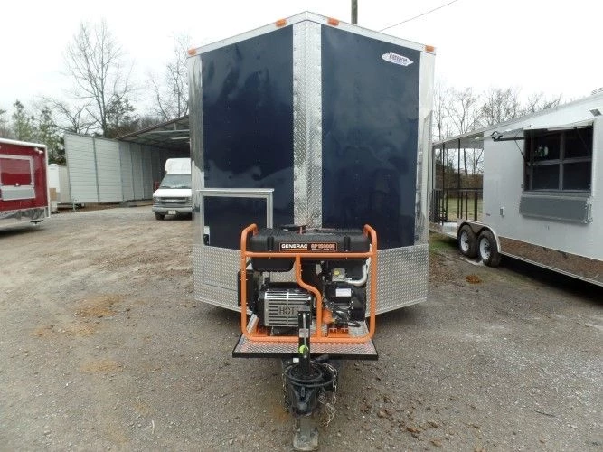 8.5' x 22' Concession Trailer Indigo Blue Food Event Catering 14 8.5' x 22' Concession Trailer Indigo Blue Food Event Catering - Image 14