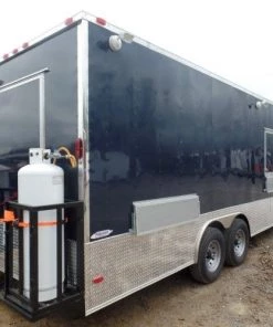 8.5' x 22' Concession Trailer Indigo Blue Food Event Catering 61 8.5' x 22' Concession Trailer Indigo Blue Food Event Catering -Cheap Concession Trailers Shop sam 0799