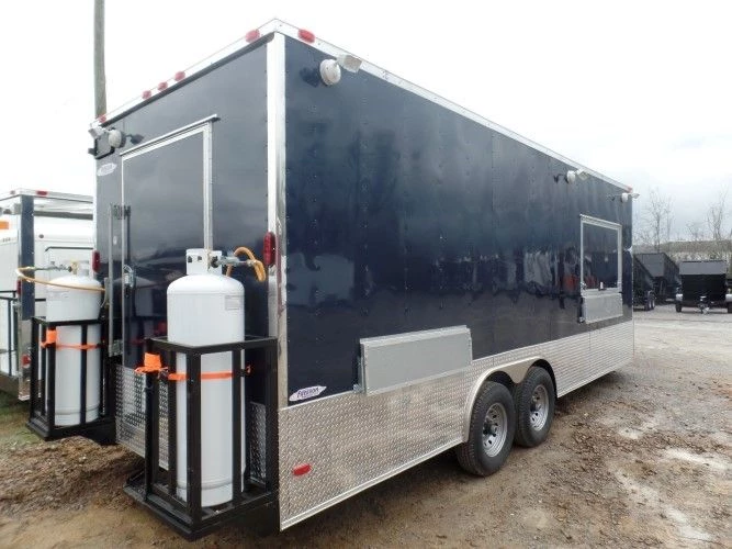 8.5' x 22' Concession Trailer Indigo Blue Food Event Catering 28 8.5' x 22' Concession Trailer Indigo Blue Food Event Catering - Image 28