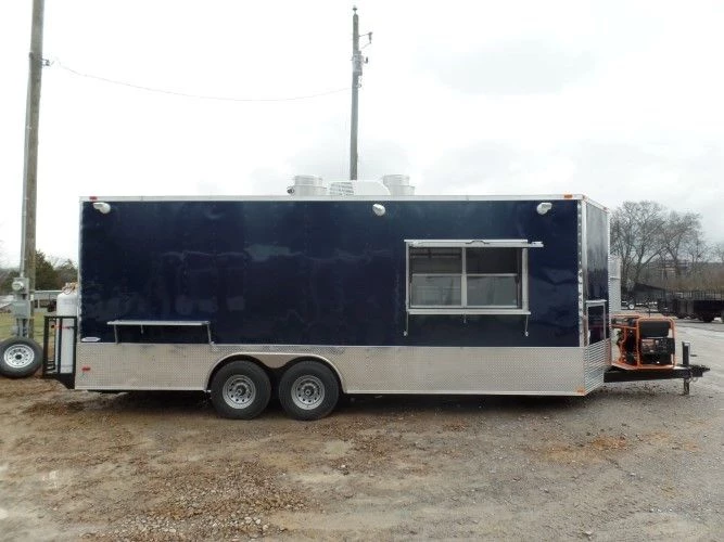 8.5' x 22' Concession Trailer Indigo Blue Food Event Catering 32 8.5' x 22' Concession Trailer Indigo Blue Food Event Catering - Image 32