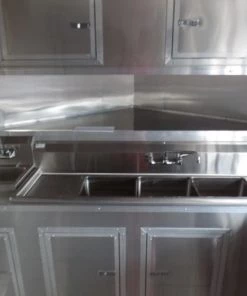 8.5' x 12' Concession Trailer White Event Catering Food 31 8.5' x 12' Concession Trailer White Event Catering Food -Cheap Concession Trailers Shop sam 0810 1