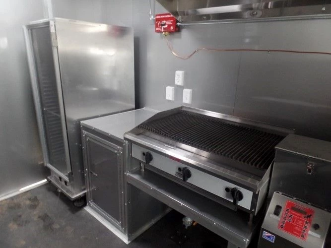 8.5' x 22' Concession Trailer Indigo Blue Food Event Catering 30 8.5' x 22' Concession Trailer Indigo Blue Food Event Catering - Image 30