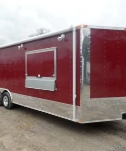 8.5' x 24' Concession Food Trailer Brandy Wine Catering -Cheap Concession Trailers Shop sam 0820