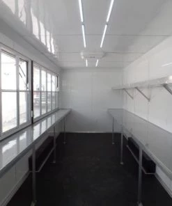 8.5' x 22' Custom Red Ticket Booth Trailer -Cheap Concession Trailers Shop sam 0846 2