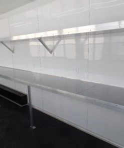 8.5' x 22' Custom Red Ticket Booth Trailer -Cheap Concession Trailers Shop sam 0847 2