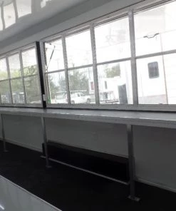 8.5' x 22' Custom Red Ticket Booth Trailer -Cheap Concession Trailers Shop sam 0848 2