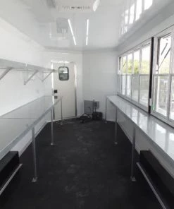 8.5' x 22' Custom Red Ticket Booth Trailer -Cheap Concession Trailers Shop sam 0849 2