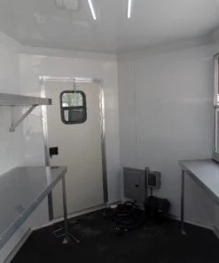 8.5' x 22' Custom Red Ticket Booth Trailer -Cheap Concession Trailers Shop sam 0851 2