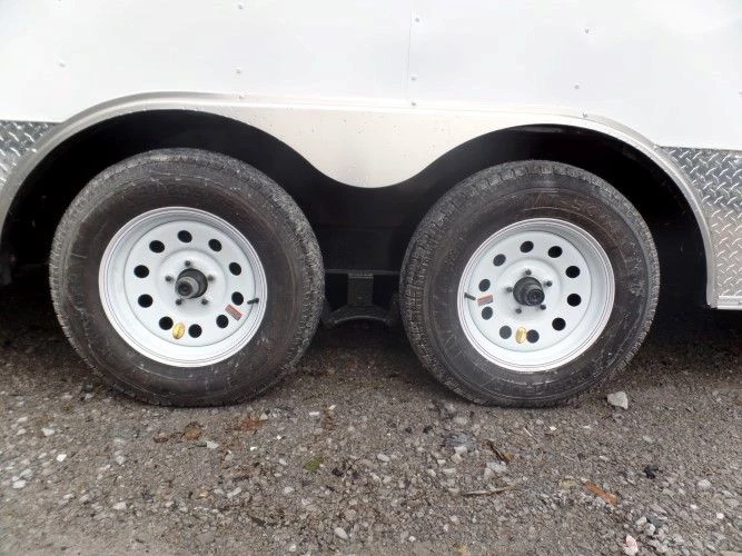 8.5' x 18' Concession Food Trailer White Event Catering 12 8.5' x 18' Concession Food Trailer White Event Catering - Image 12