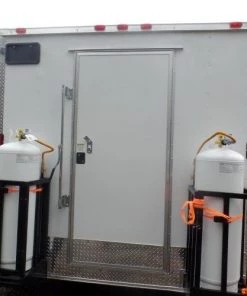 8.5' x 18' Concession Food Trailer White Event Catering 46 8.5' x 18' Concession Food Trailer White Event Catering -Cheap Concession Trailers Shop sam 0856