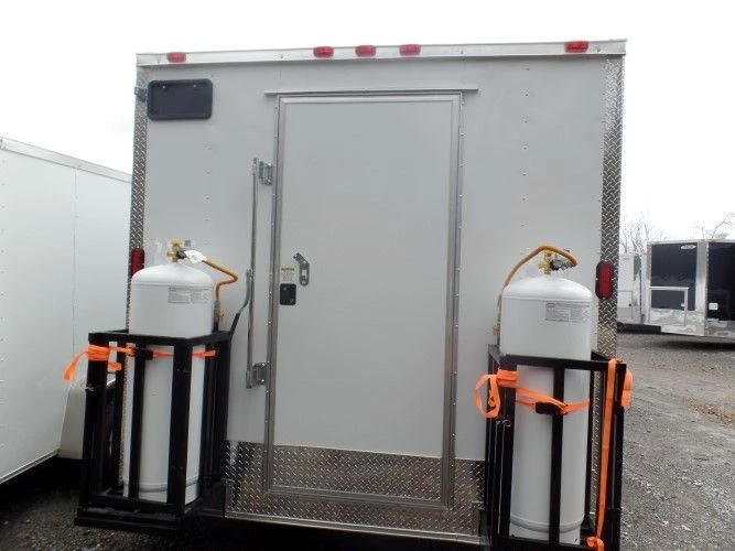 8.5' x 18' Concession Food Trailer White Event Catering 19 8.5' x 18' Concession Food Trailer White Event Catering - Image 19