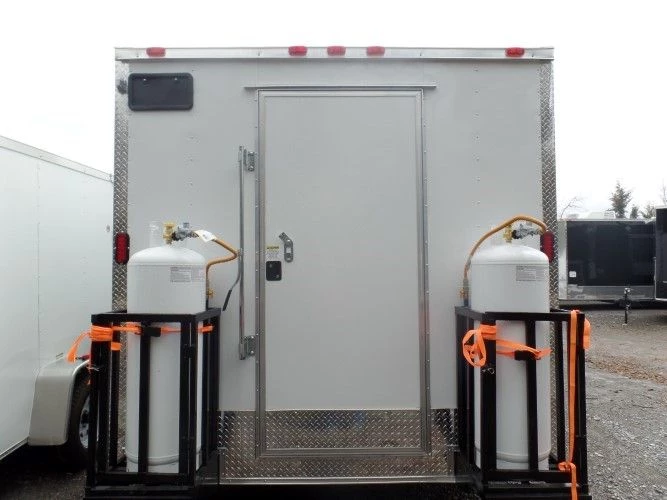 8.5' x 18' Concession Food Trailer White Event Catering 13 8.5' x 18' Concession Food Trailer White Event Catering - Image 13