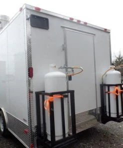 8.5' x 18' Concession Food Trailer White Event Catering 45 8.5' x 18' Concession Food Trailer White Event Catering -Cheap Concession Trailers Shop sam 0859