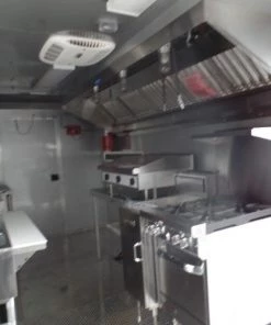 8.5' x 18' Concession Food Trailer White Event Catering 54 8.5' x 18' Concession Food Trailer White Event Catering -Cheap Concession Trailers Shop sam 0865