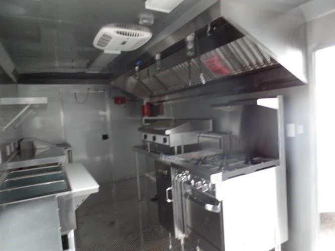 8.5' x 18' Concession Food Trailer White Event Catering 27 8.5' x 18' Concession Food Trailer White Event Catering - Image 27