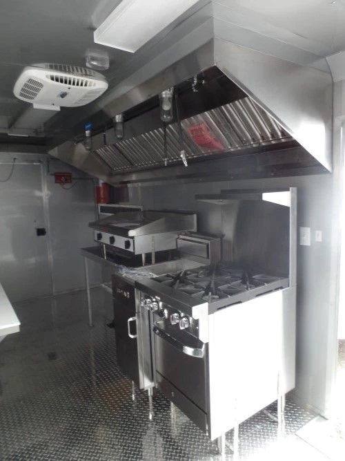 8.5' x 18' Concession Food Trailer White Event Catering 26 8.5' x 18' Concession Food Trailer White Event Catering - Image 26