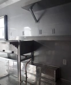 8.5' x 18' Concession Food Trailer White Event Catering 50 8.5' x 18' Concession Food Trailer White Event Catering -Cheap Concession Trailers Shop sam 0869