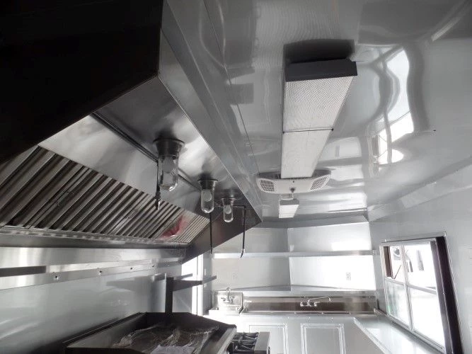 8.5' x 18' Concession Food Trailer White Event Catering 15 8.5' x 18' Concession Food Trailer White Event Catering - Image 15