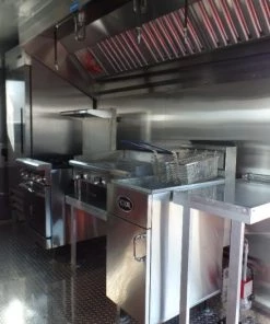 8.5' x 16' Concession Food Victory Red Trailer With Appliances -Cheap Concession Trailers Shop sam 0881 1