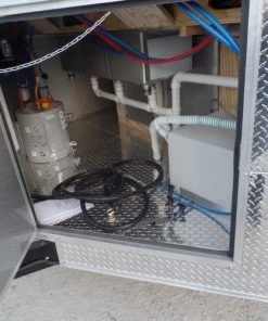 8.5' x 20' Concession Food Trailer Black BBQ Event Catering -Cheap Concession Trailers Shop sam 0917 2