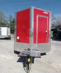 8.5' x 30' Victory Red Concession Food Trailer with Restroom -Cheap Concession Trailers Shop sam 0930 2 2