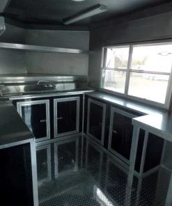 8.5' x 20' Concession Food Trailer Black BBQ Event Catering -Cheap Concession Trailers Shop sam 0933 2