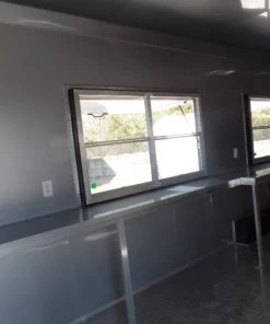 8.5' x 30' Victory Red Concession Food Trailer with Restroom -Cheap Concession Trailers Shop sam 0935 2 2