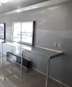 8.5' x 30' Victory Red Concession Food Trailer with Restroom -Cheap Concession Trailers Shop sam 0941 1