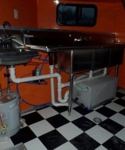 8.5' x 24' Concession Food Trailer Orange / Black Event Catering -Cheap Concession Trailers Shop sam 0963