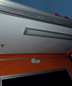 8.5' x 24' Concession Food Trailer Orange / Black Event Catering -Cheap Concession Trailers Shop sam 0974